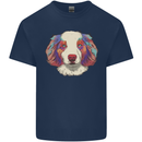Australian Shepherd Dog Kids T-Shirt Childrens Navy Blue