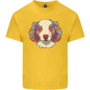Australian Shepherd Dog Kids T-Shirt Childrens Yellow
