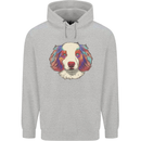 Australian Shepherd Dog Mens 80% Cotton Hoodie Sports Grey
