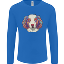 Australian Shepherd Dog Mens Long Sleeve T-Shirt Royal Blue