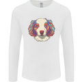 Australian Shepherd Dog Mens Long Sleeve T-Shirt White