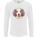 Australian Shepherd Dog Mens Long Sleeve T-Shirt White
