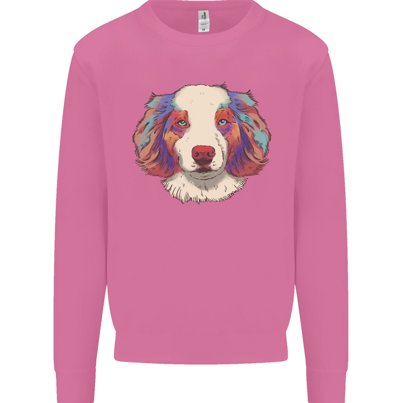 Australian Shepherd Dog Mens Sweatshirt Jumper Azalea