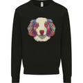 Australian Shepherd Dog Mens Sweatshirt Jumper Black