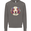Australian Shepherd Dog Mens Sweatshirt Jumper Charcoal