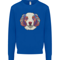 Australian Shepherd Dog Mens Sweatshirt Jumper Royal Blue