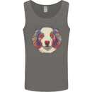 Australian Shepherd Dog Mens Vest Tank Top Charcoal