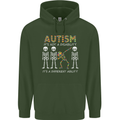 Autism A Different Ability Autistic ASD Childrens Kids Hoodie Forest Green
