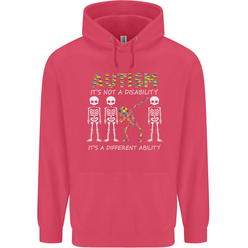 Autism A Different Ability Autistic ASD Childrens Kids Hoodie Heliconia