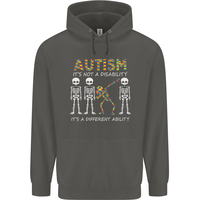 Autism A Different Ability Autistic ASD Childrens Kids Hoodie Storm Grey