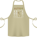 Autism A Different Ability Autistic ASD Cotton Apron 100% Organic Khaki