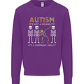 Autism A Different Ability Autistic ASD Kids Sweatshirt Jumper Purple