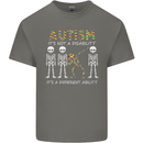 Autism A Different Ability Autistic ASD Kids T-Shirt Childrens Charcoal
