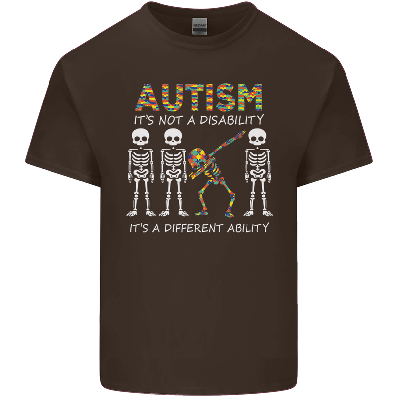 Autism A Different Ability Autistic ASD Kids T-Shirt Childrens Chocolate