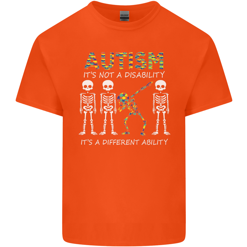 Autism A Different Ability Autistic ASD Kids T-Shirt Childrens Orange