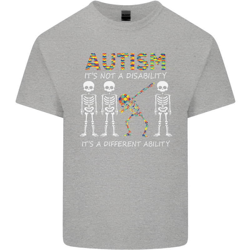 Autism A Different Ability Autistic ASD Kids T-Shirt Childrens Sports Grey