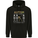 Autism A Different Ability Autistic ASD Mens 80% Cotton Hoodie Black