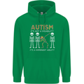 Autism A Different Ability Autistic ASD Mens 80% Cotton Hoodie Irish Green