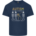 Autism A Different Ability Autistic ASD Mens Cotton T-Shirt Tee Top Navy Blue