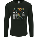 Autism A Different Ability Autistic ASD Mens Long Sleeve T-Shirt Black