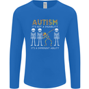 Autism A Different Ability Autistic ASD Mens Long Sleeve T-Shirt Royal Blue