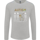 Autism A Different Ability Autistic ASD Mens Long Sleeve T-Shirt Sports Grey