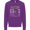Autism A Different Ability Autistic ASD Mens Sweatshirt Jumper Purple
