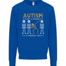 Autism A Different Ability Autistic ASD Mens Sweatshirt Jumper Royal Blue