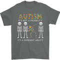 Autism A Different Ability Autistic ASD Mens T-Shirt Cotton Gildan Charcoal