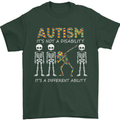 Autism A Different Ability Autistic ASD Mens T-Shirt Cotton Gildan Forest Green