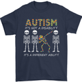 Autism A Different Ability Autistic ASD Mens T-Shirt Cotton Gildan Navy Blue