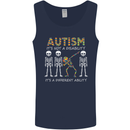 Autism A Different Ability Autistic ASD Mens Vest Tank Top Navy Blue