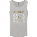 Autism A Different Ability Autistic ASD Mens Vest Tank Top Sports Grey