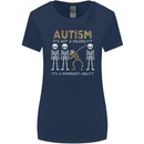 Autism A Different Ability Autistic ASD Womens Wider Cut T-Shirt Navy Blue