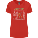 Autism A Different Ability Autistic ASD Womens Wider Cut T-Shirt Red