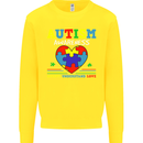 Autism Awareness Autistic Love Accept ASD Kids Sweatshirt Jumper Yellow