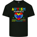 Autism Awareness Autistic Love Accept ASD Kids T-Shirt Childrens Black
