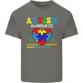 Autism Awareness Autistic Love Accept ASD Kids T-Shirt Childrens Charcoal