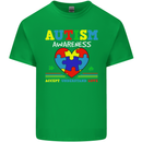 Autism Awareness Autistic Love Accept ASD Kids T-Shirt Childrens Irish Green