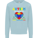 Autism Awareness Autistic Love Accept ASD Mens Sweatshirt Jumper Light Blue