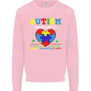 Autism Awareness Autistic Love Accept ASD Mens Sweatshirt Jumper Light Pink
