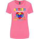 Autism Awareness Autistic Love Accept ASD Womens Wider Cut T-Shirt Azalea