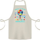 Autism Awareness Embrace Amazing Autistic Cotton Apron 100% Organic Natural