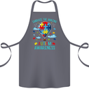 Autism Awareness Embrace Amazing Autistic Cotton Apron 100% Organic Steel