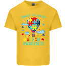 Autism Awareness Embrace Amazing Autistic Kids T-Shirt Childrens Yellow