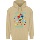 Autism Awareness Embrace Amazing Autistic Mens 80% Cotton Hoodie Sand