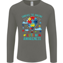Autism Awareness Embrace Amazing Autistic Mens Long Sleeve T-Shirt Charcoal