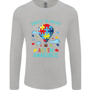 Autism Awareness Embrace Amazing Autistic Mens Long Sleeve T-Shirt Sports Grey