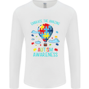 Autism Awareness Embrace Amazing Autistic Mens Long Sleeve T-Shirt White