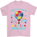Autism Awareness Embrace Amazing Autistic Mens T-Shirt Cotton Gildan Light Pink